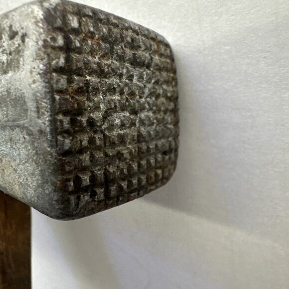 Vintage AJC A.J.C. Roofing Hammer Shingle Cutter Wooden Handle {E} - Picture 10 of 11